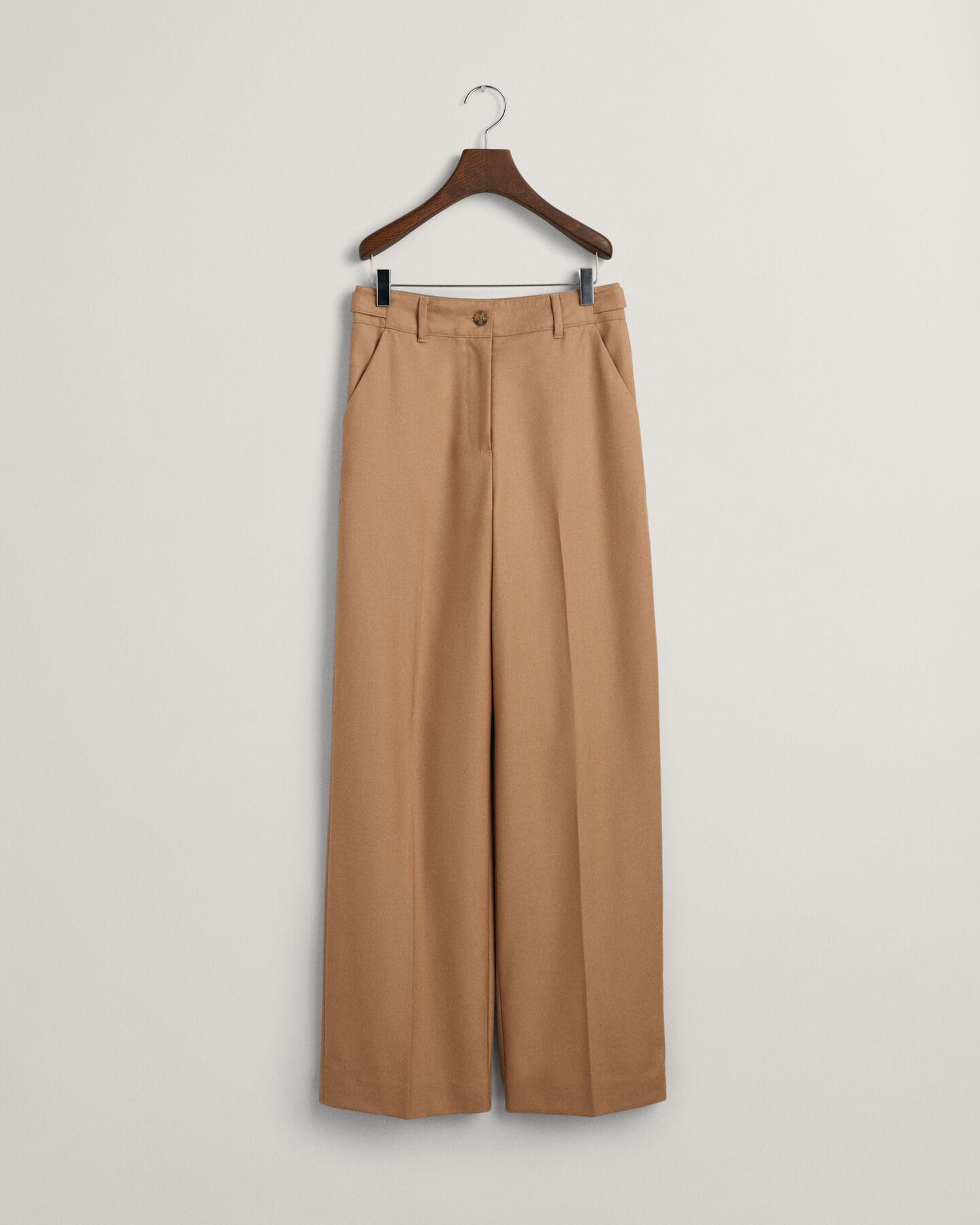 Broek met hoge taille en rechte pijp