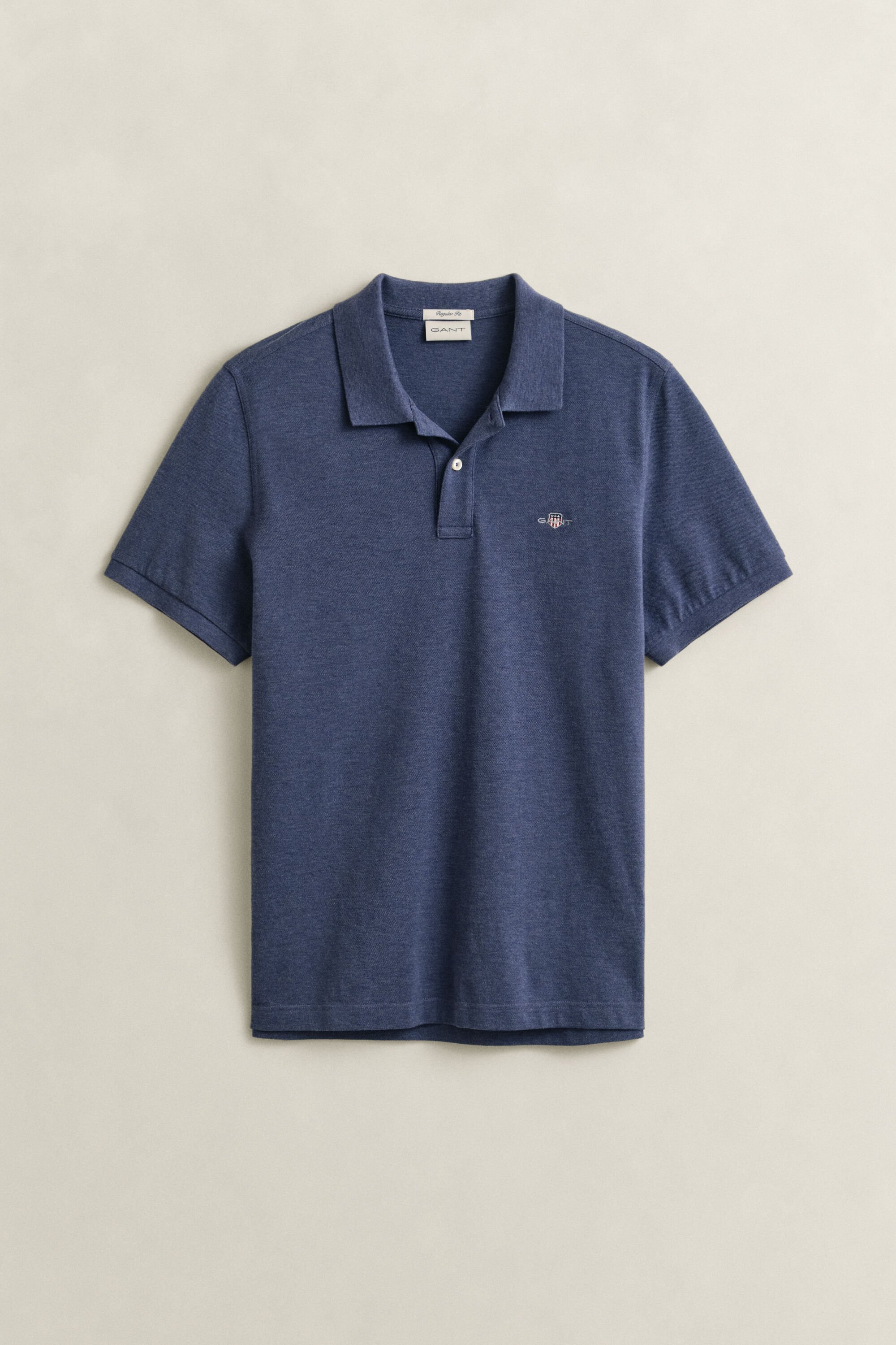 Regular Fit Shield piqué poloshirt