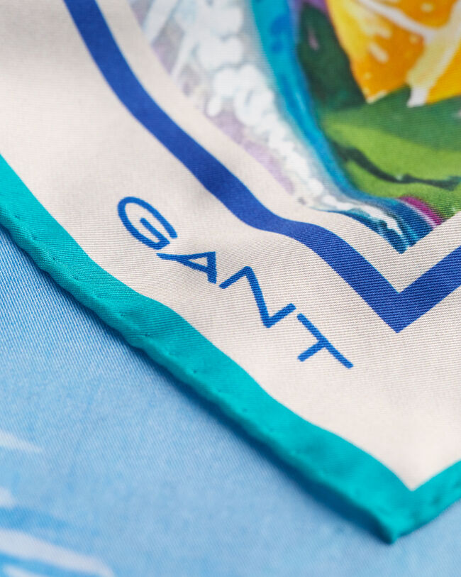 Zijden sjaal met Scenery-print