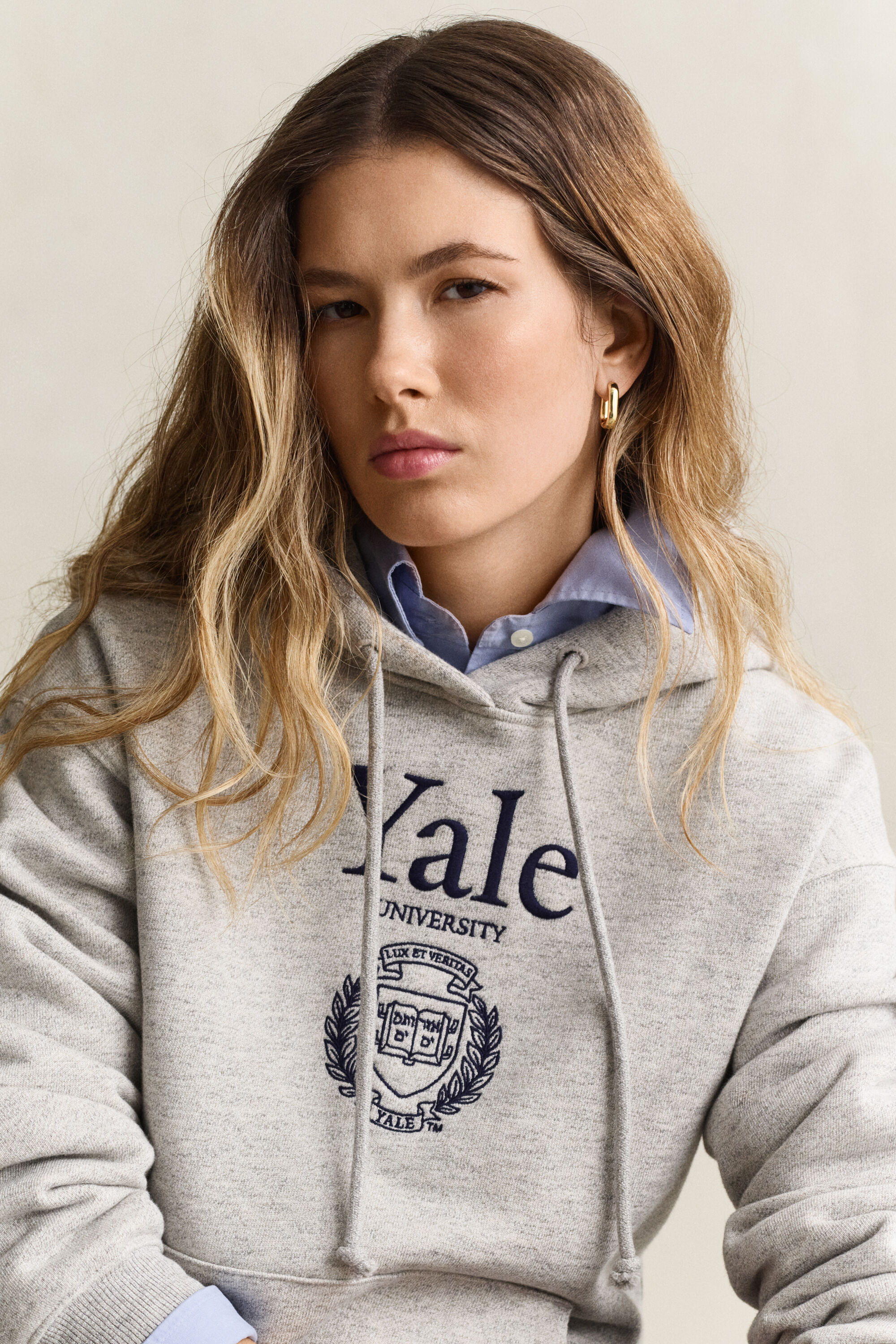 Gant x Yale hoodie met print