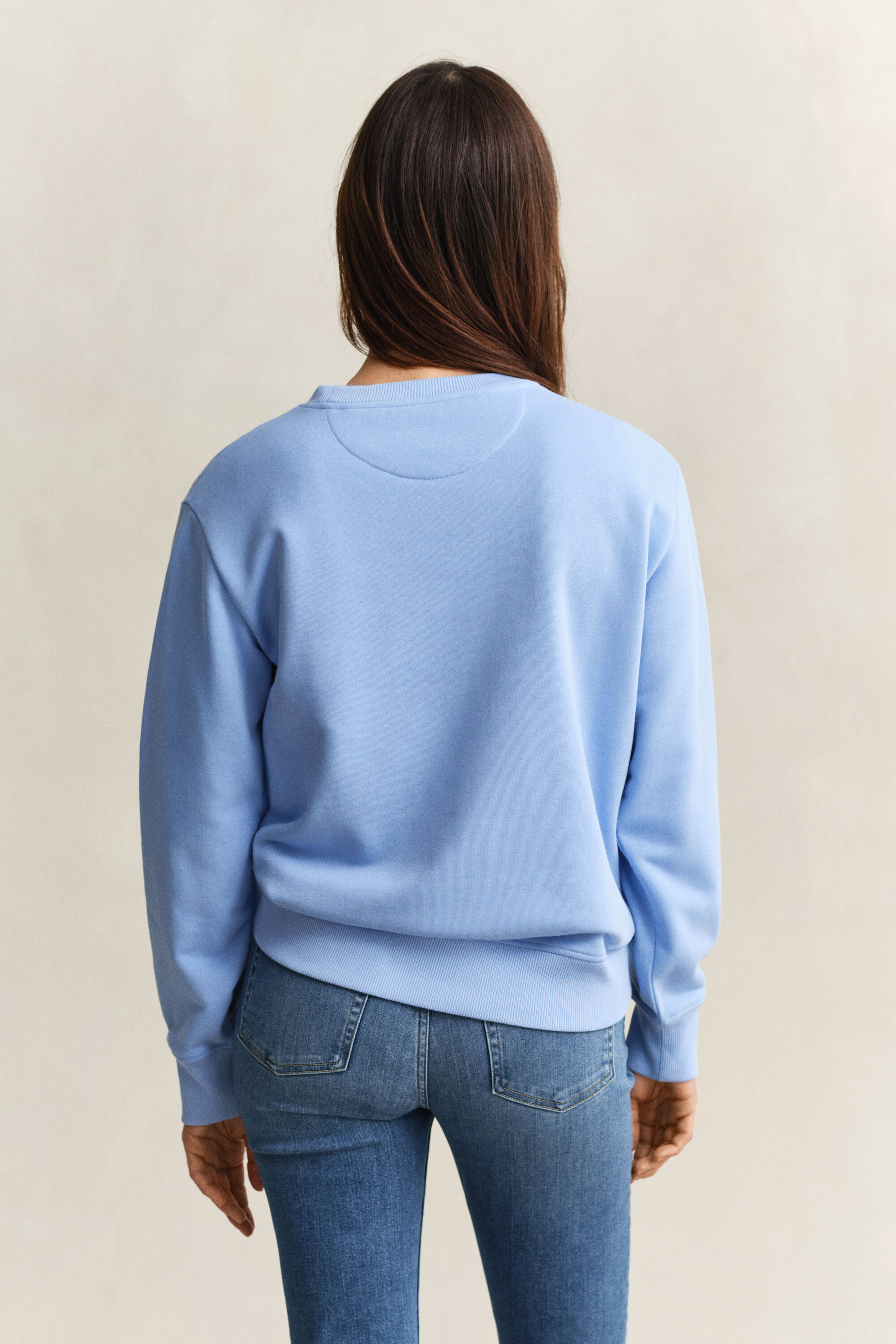 Shield sweatshirt met ronde hals