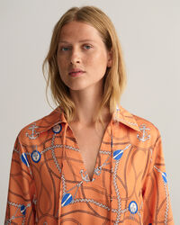 Jurk met Sailing-print