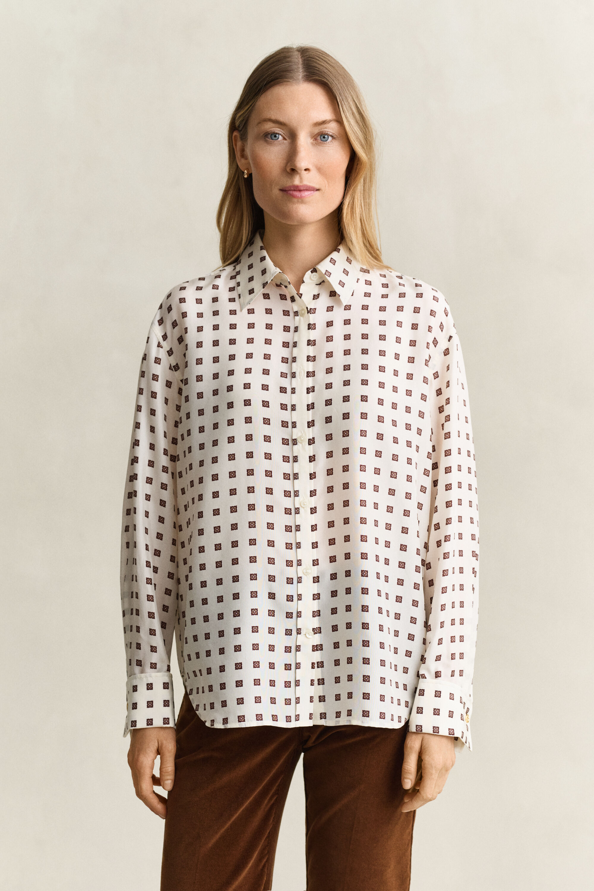 Blouse van Habotai-zijde