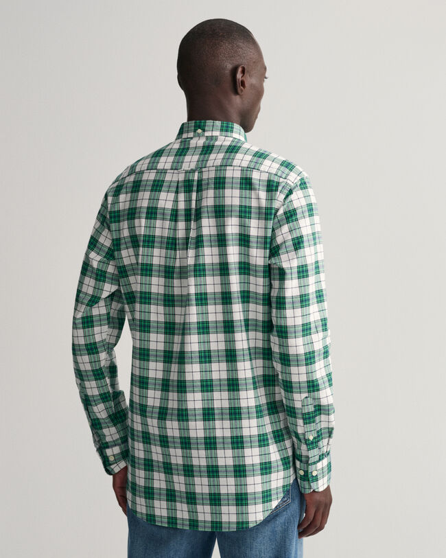 Regular Fit geruit Oxford-overhemd