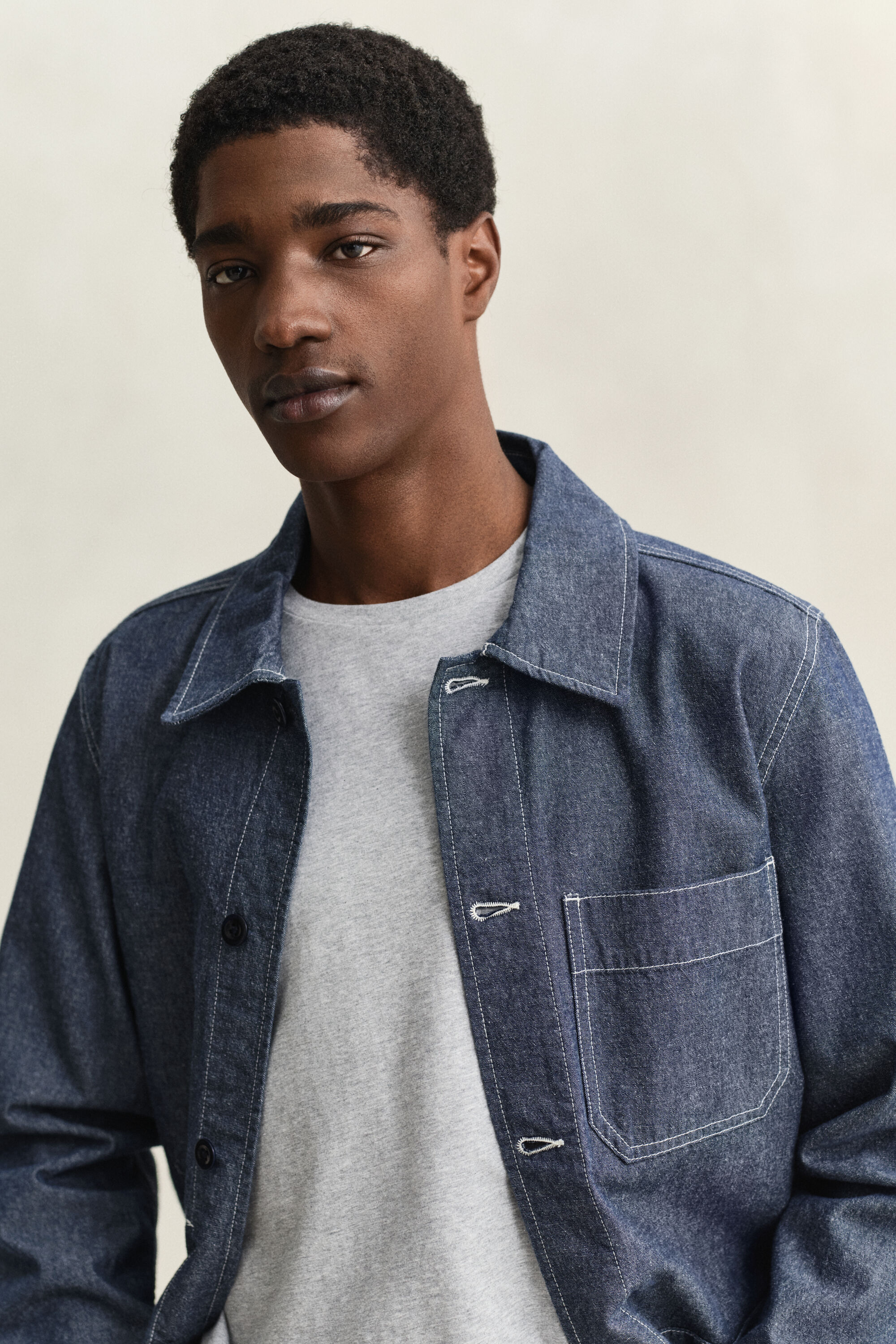 Chambray overshirt