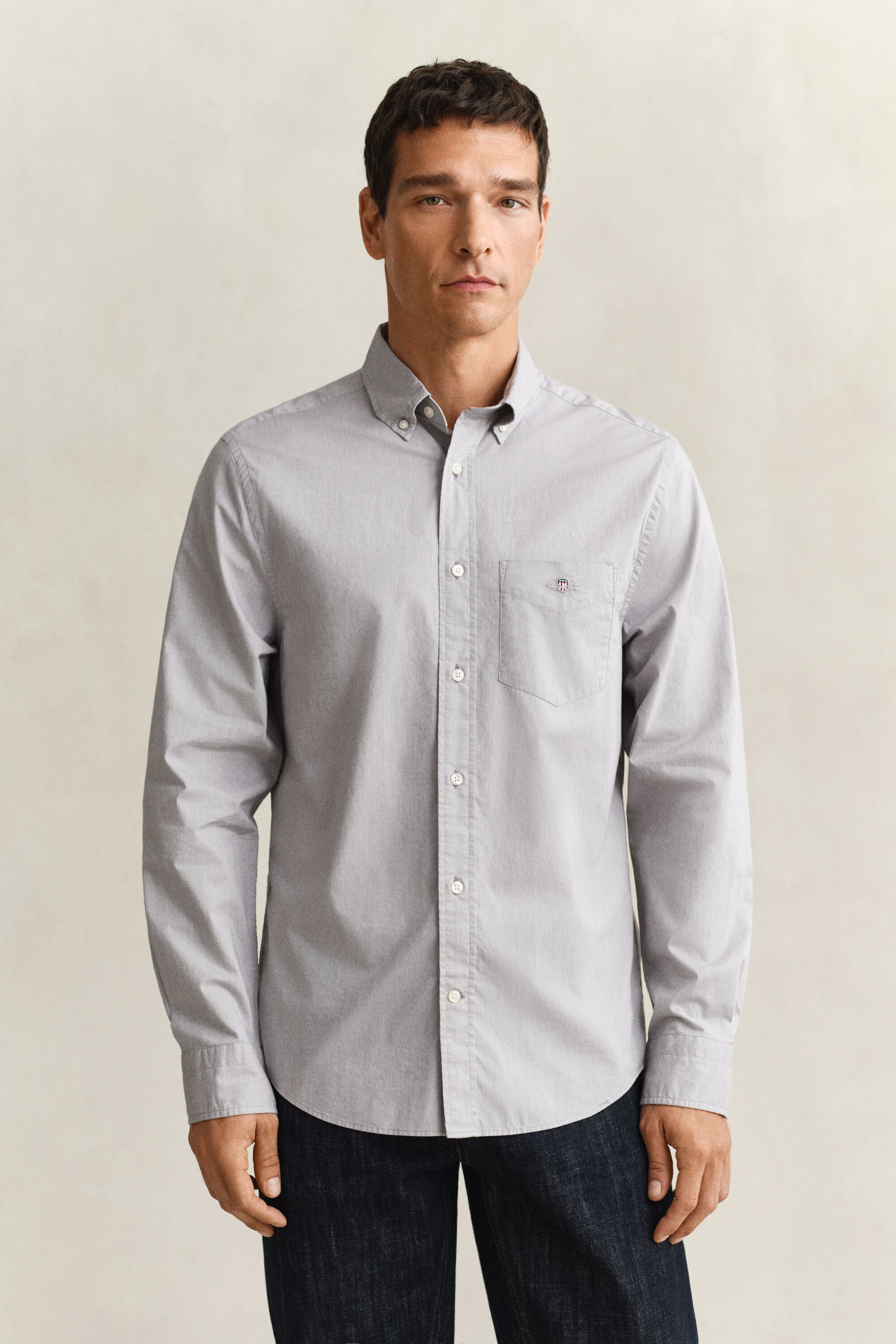 Regular Fit Classic overhemd van poplin