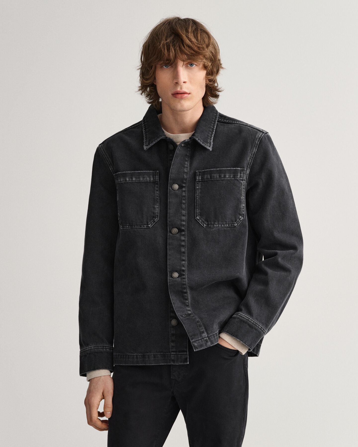 Denim overshirt