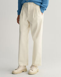 Relaxed Fit chino met plooien