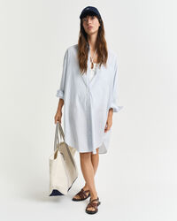 Oversized gestreept Luxury Oxford jurk