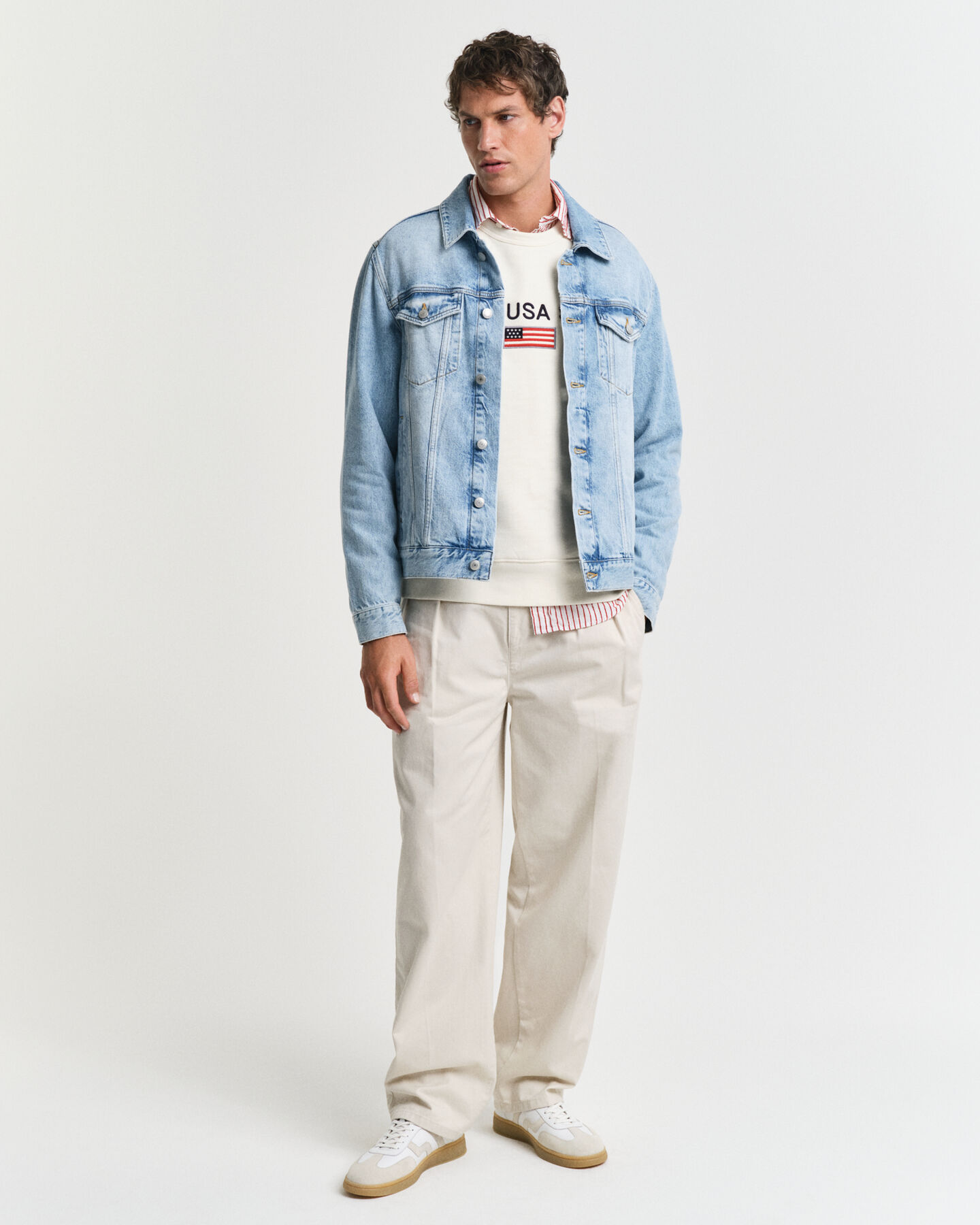 Graphic sweatshirt met ronde hals