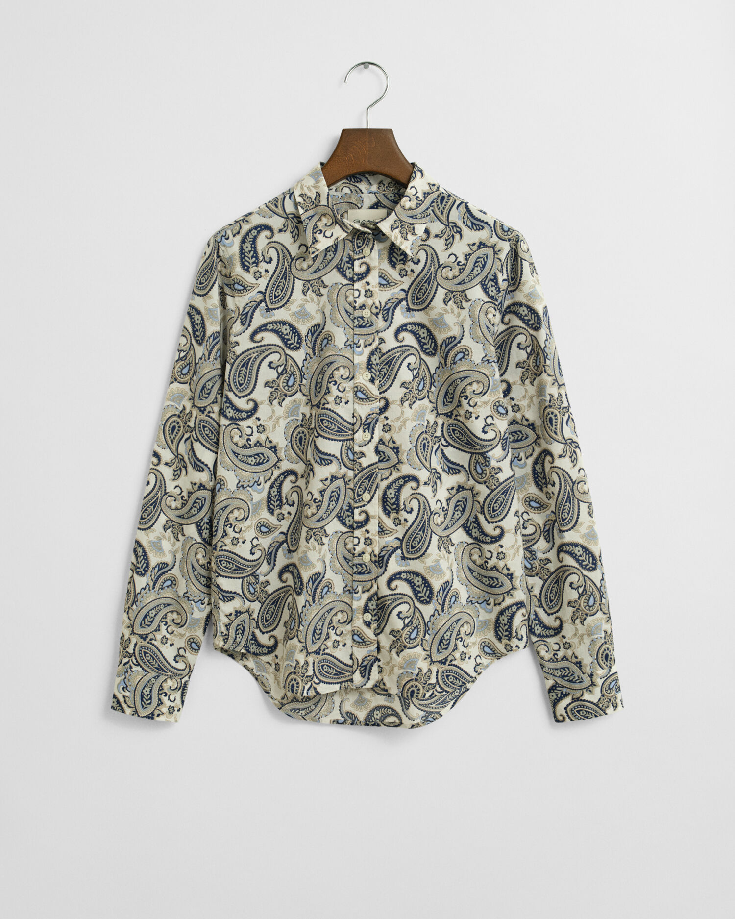 Paisley overhemd van katoenen voile