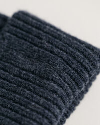 Gebreide beanie van fijne wol