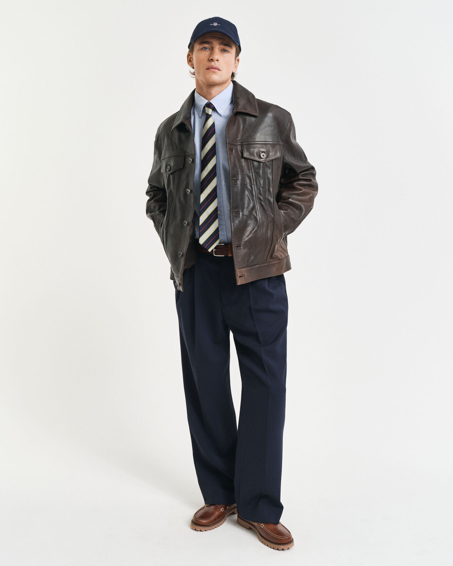 Slim Fit Oxford-overhemd met stretch