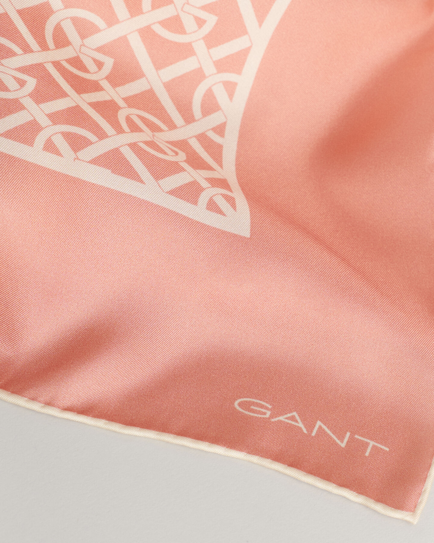 G Patterned zijden sjaal