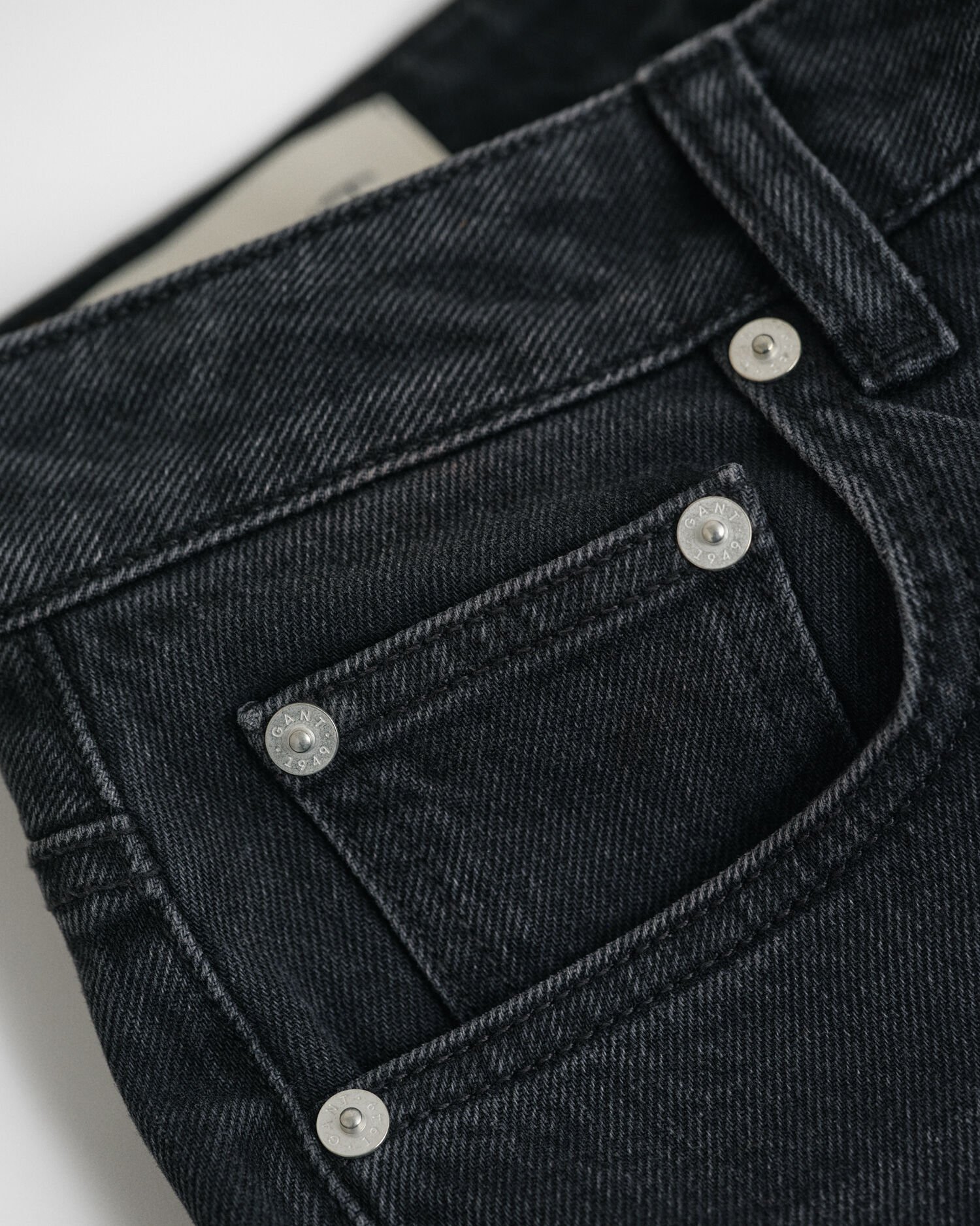 Cropped stretchjeans met rechte pijpen