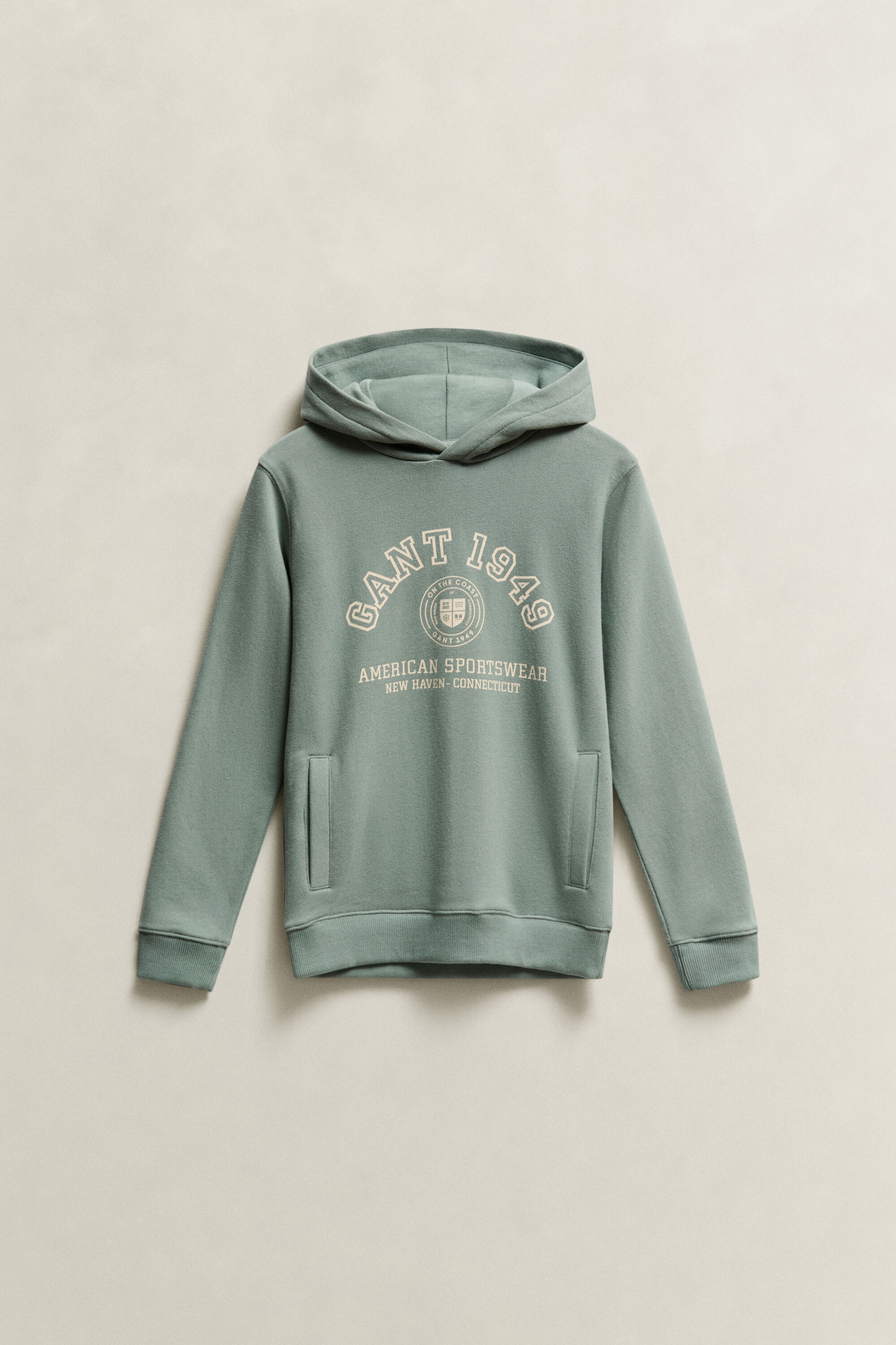 Hoodie met logo in collegestijl voor tienerjongens