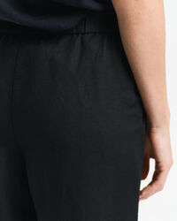 Relaxed Fit Pull-On broek van linnenmix