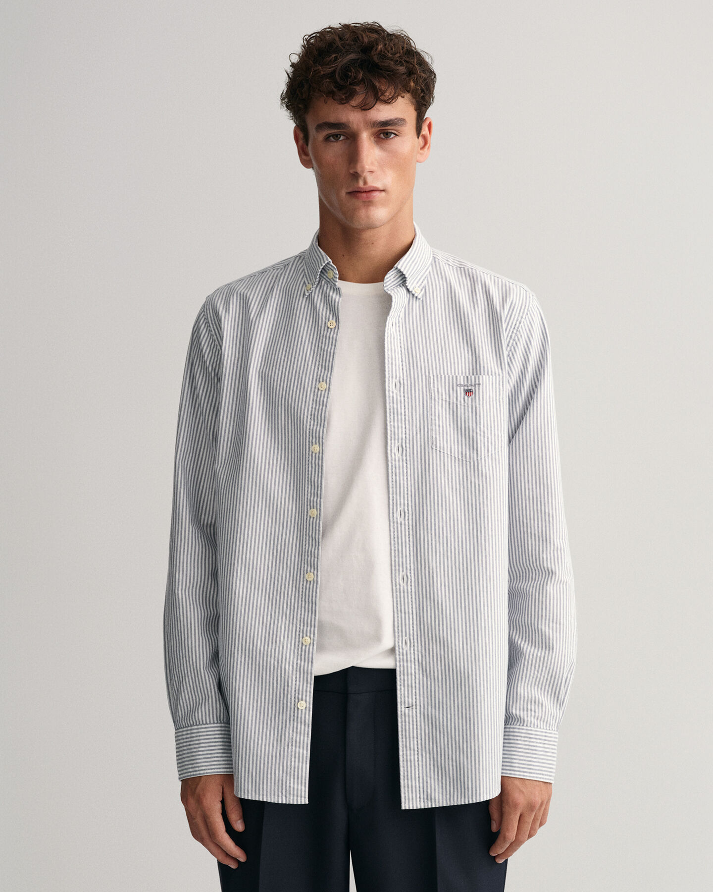 Regular Fit Banker Oxford-overhemd