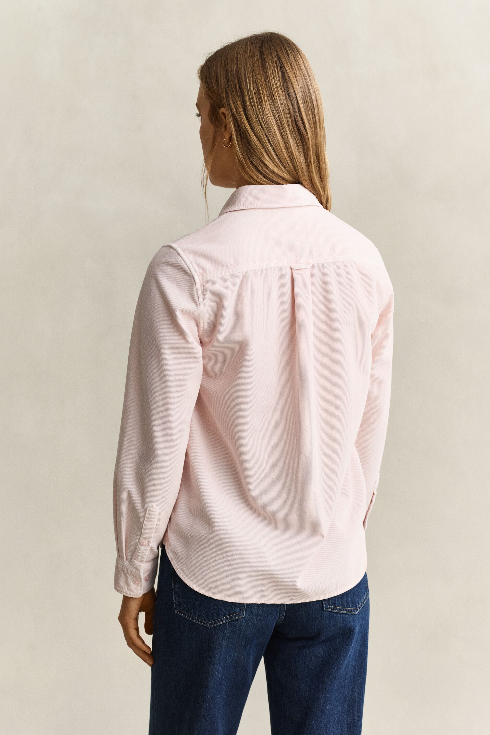 Regular corduroy overhemd