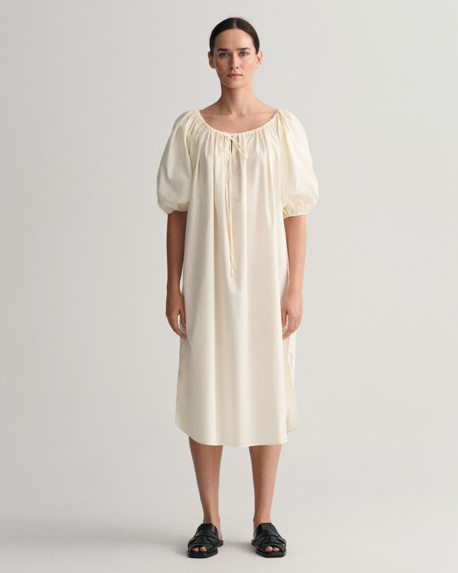 Jurk met geplooide details