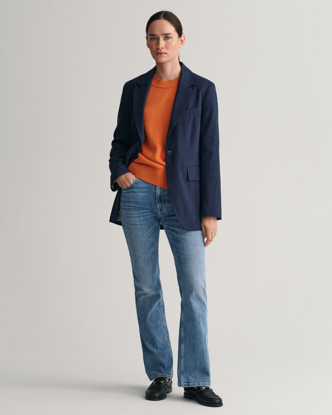 Katoenen Icon G sweater met ronde hals