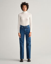 Flare jeans met hoge taille