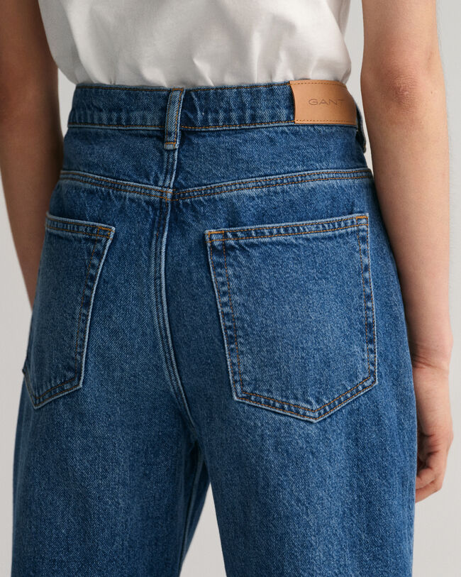 Teen Girls jeans met rechte pijpen en split