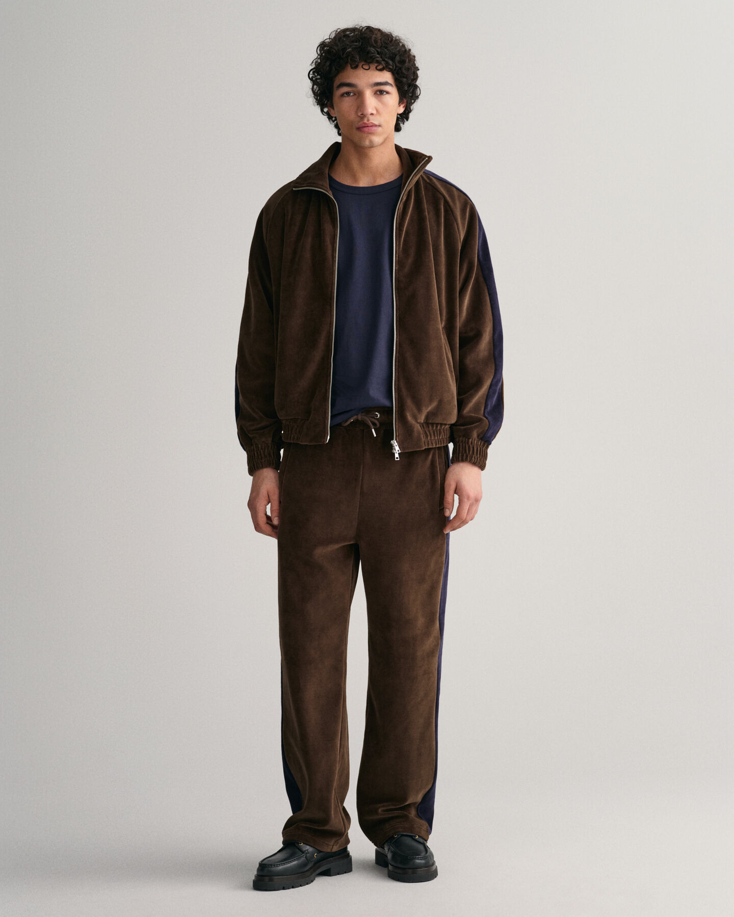 Velours trainingsbroek