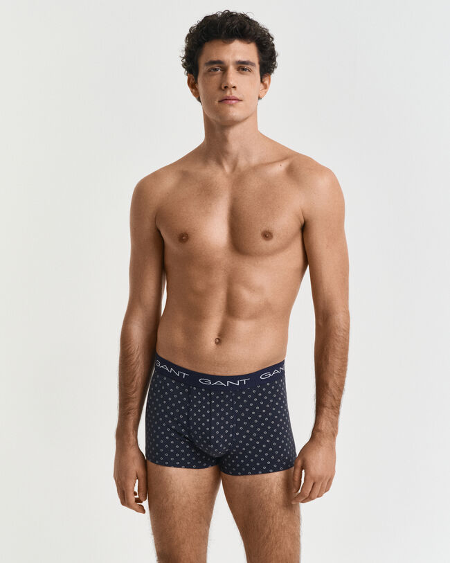 Set van drie boxershorts met kleine print