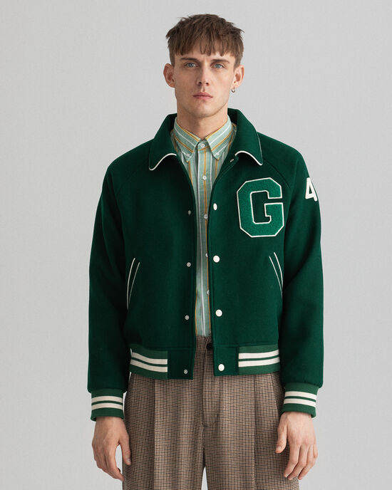 Wollen GANT Varsity Jacket