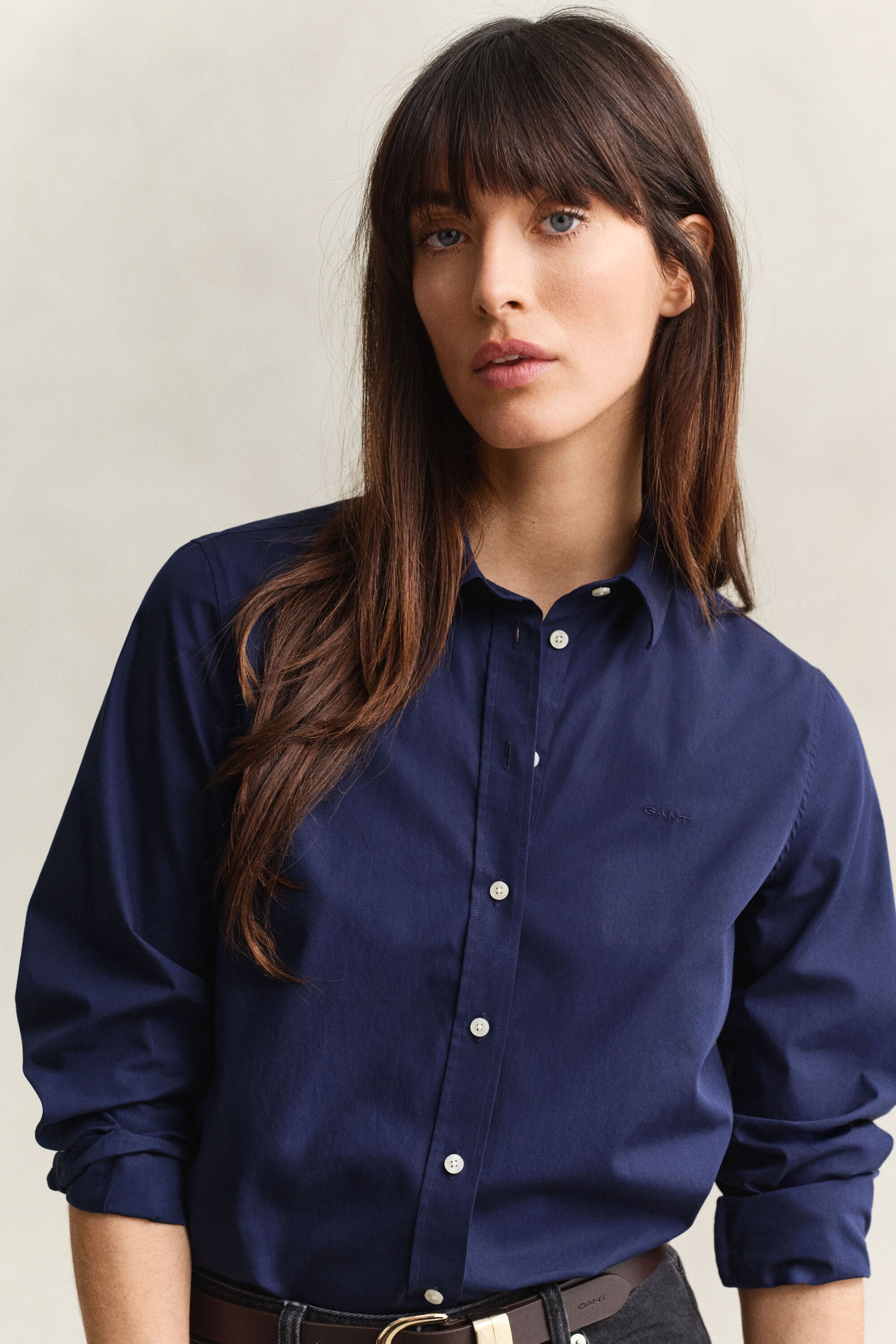 Regular Fit Classic overhemd van poplin