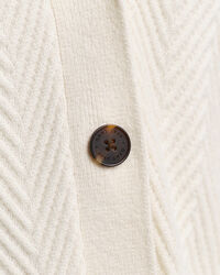 Vest met V-hals en visgraatmotief