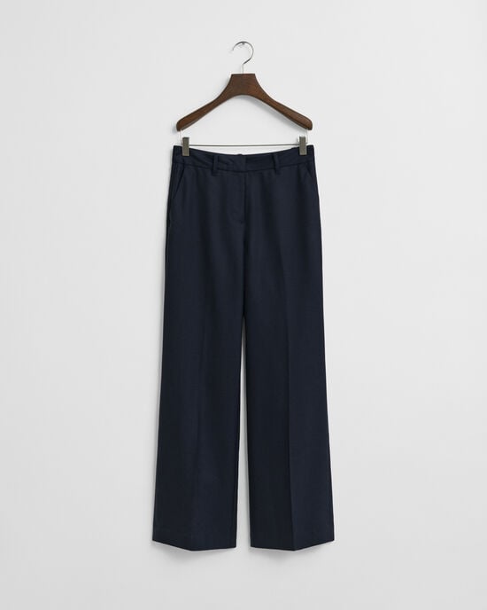 Getailleerde broek van wolmix