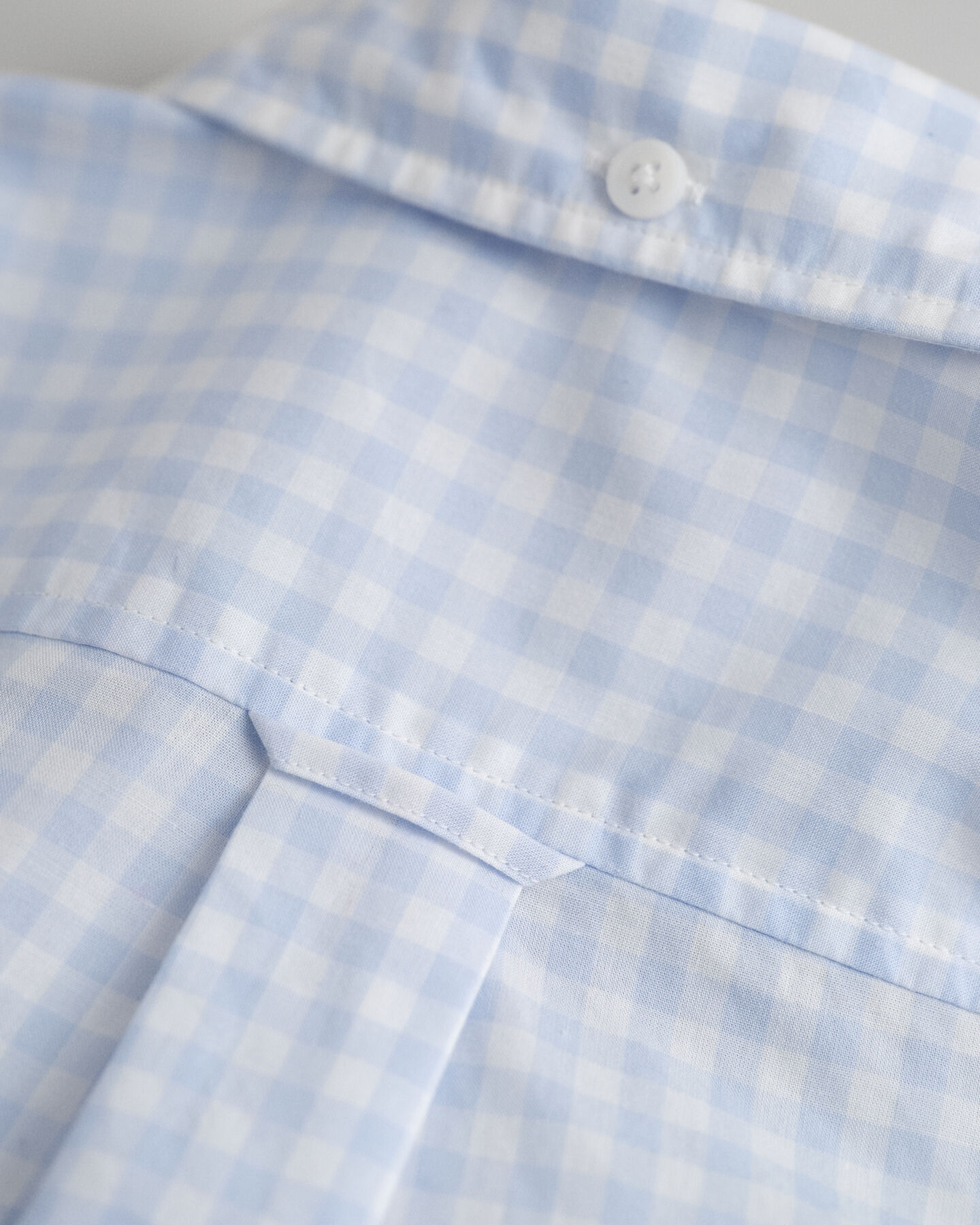 Kids Shield poplin overhemd met Gingham-ruitje