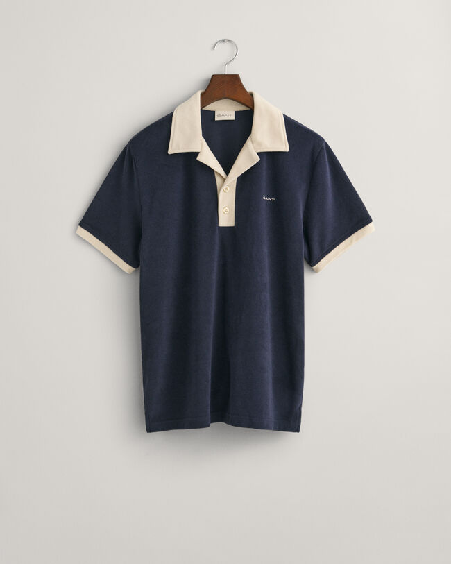 Resort poloshirt van badstof