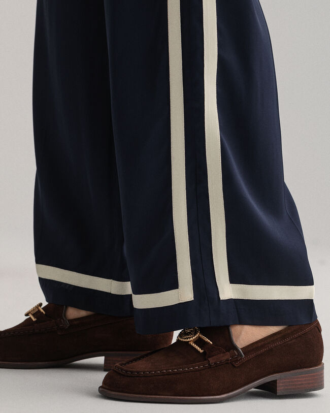 Pull-On satijnen broek