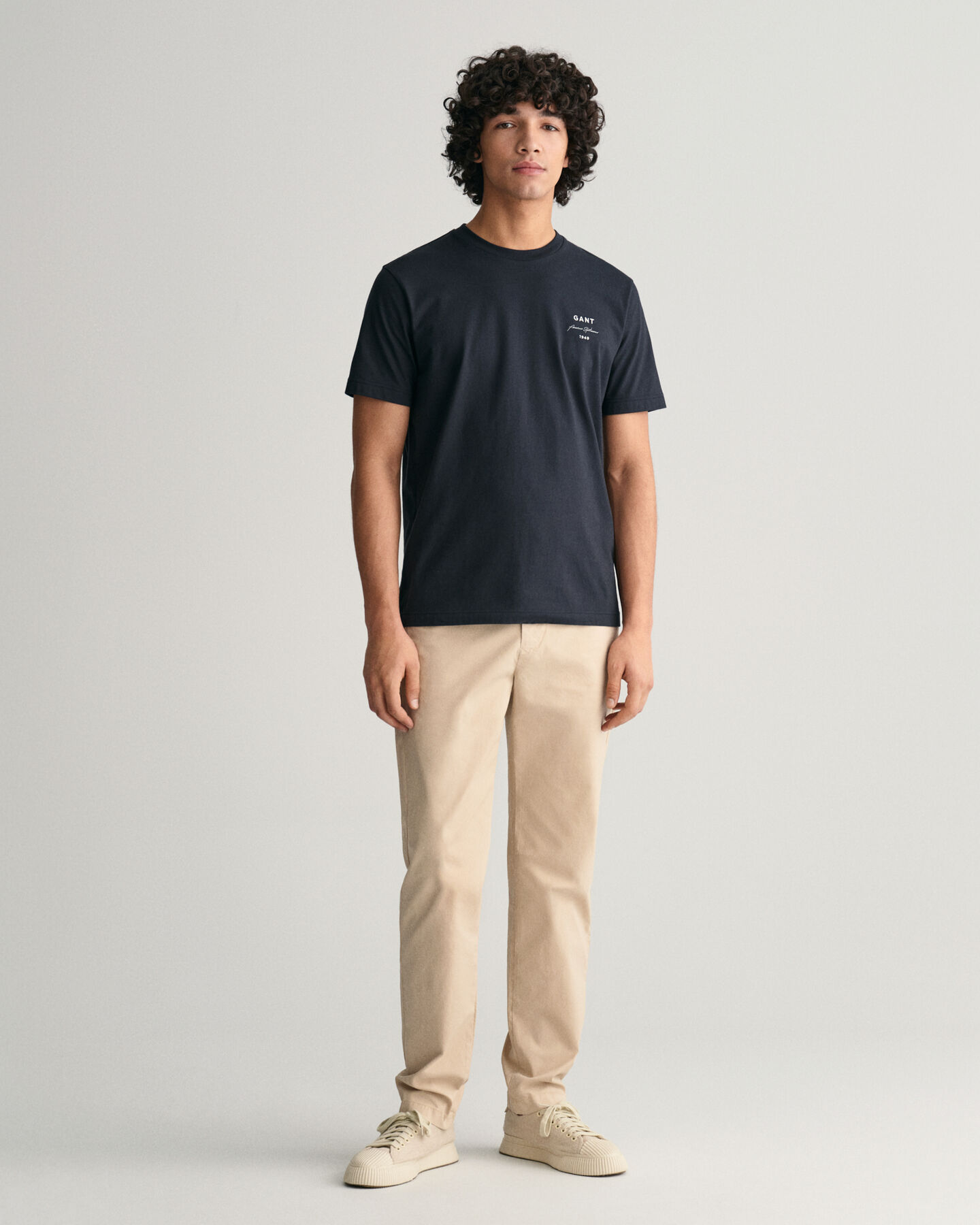 Regular Fit Sunfaded chino