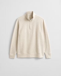 Light Sacker Rib sweatshirt met korte rits