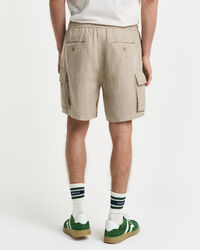 Regular Fit linnen cargoshort