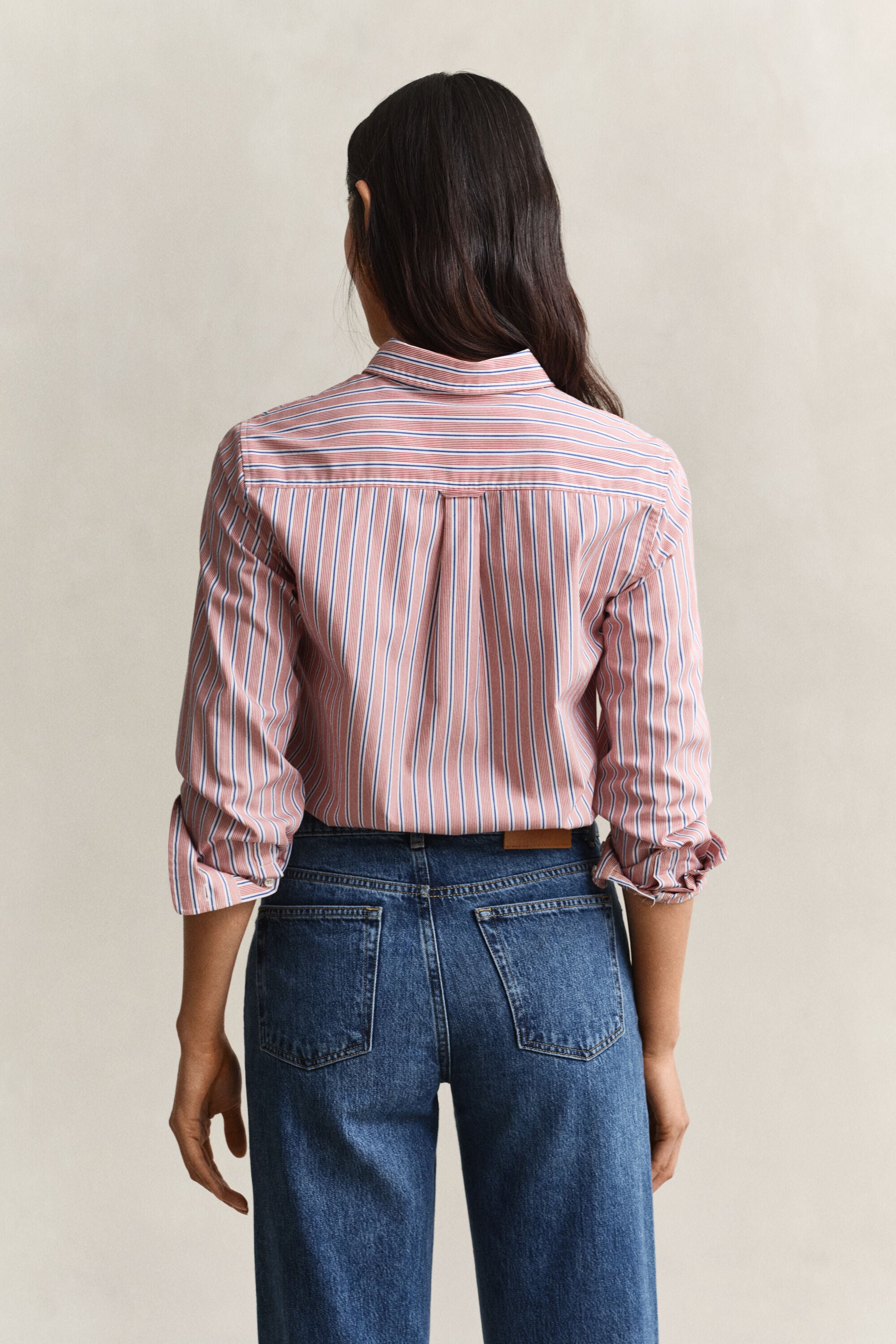 Regular Fit Classic gestreept overhemd van poplin