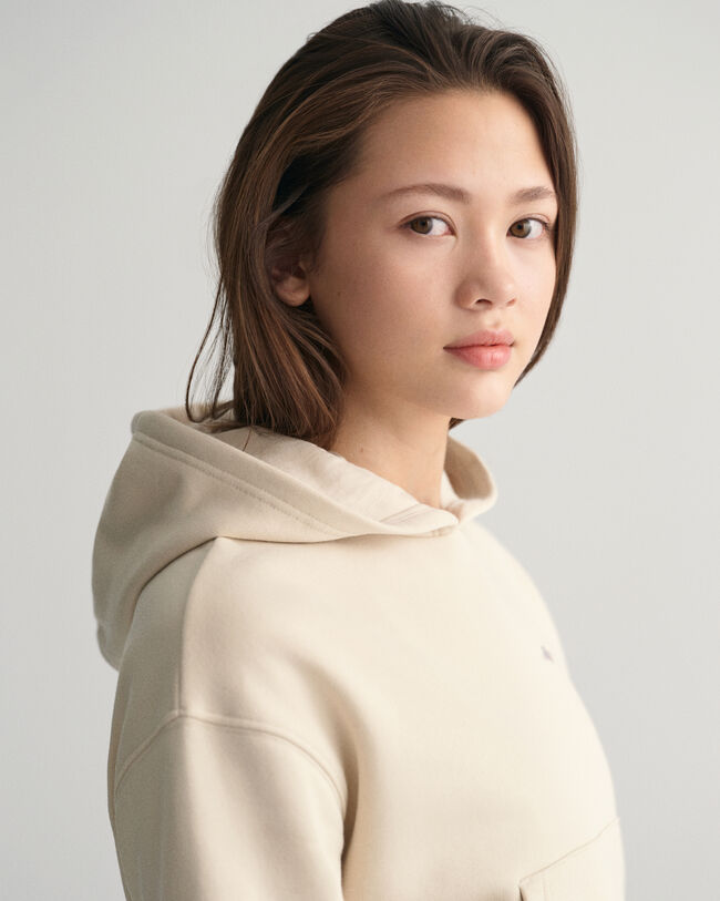 Teen Girls Shield kortere hoodie