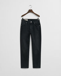 Zwarte Slim Fit cropped jeans