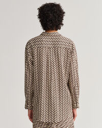 Relaxed Fit Geometric overhemd