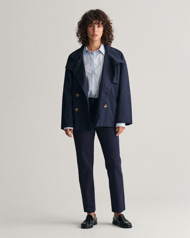 Middellange trenchcoat