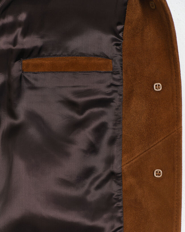 Relaxed Fit suède blazer