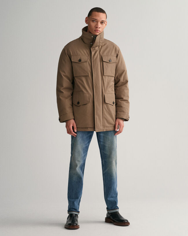 Gewatteerd flanellen Field jack