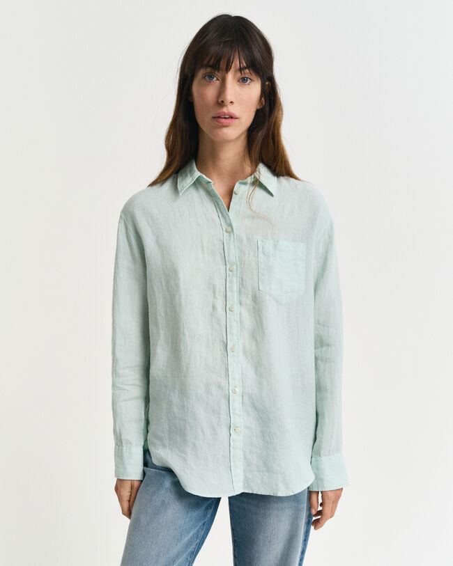 Relaxed Fit linnen blouse