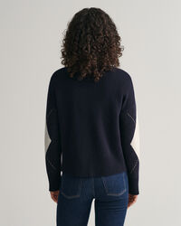 Superzachte Argyle trui met ronde hals