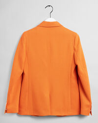 Regular Fit gem&ecirc;leerde jersey blazer