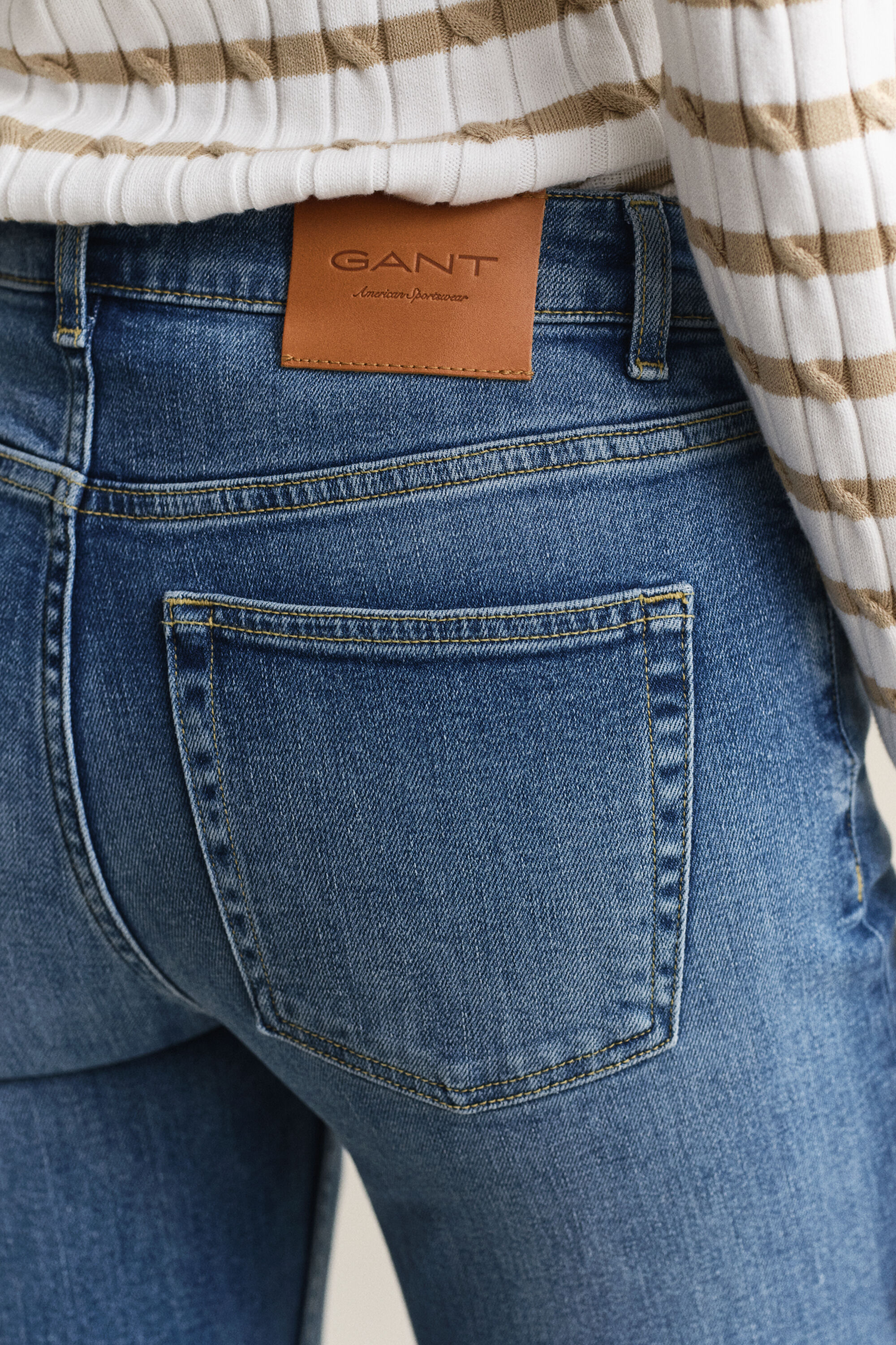 Flared jeans met stretch